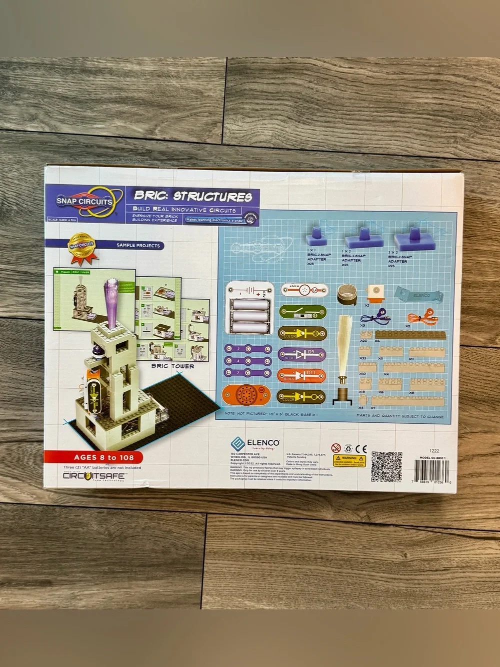 Snap Circuits BRIC Structures SC-BRIC1 STEM Building Kit NEW Sealed 200+ Parts